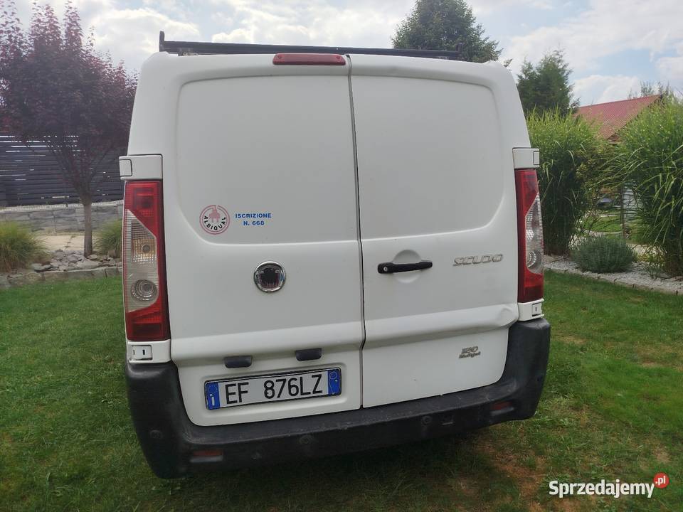 Fiat Scudo 20 d manuał 2009r Scudo małopolskie Limanowa