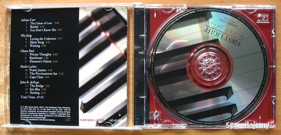 Narada Lotus First Light Piano Solos Kępice