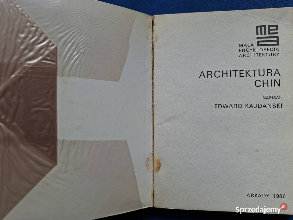 Architektura Chin Edward Kajdański