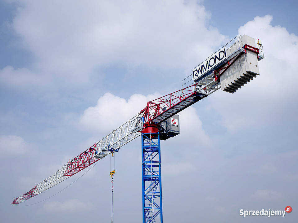 Nowy żuraw dźwig Raimondi MRT 159 wysięg nawet dolnośląskie Ligota Piękna