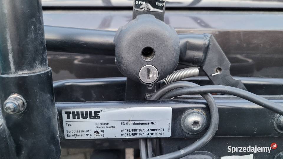 Bagażnik na hak 3 rowery THULE EUROCLASSIC 914 Rybnik