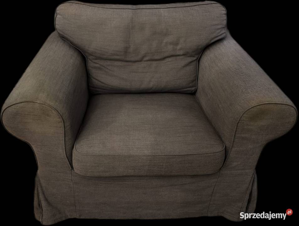Zestaw IKEA Ektorp Sofa 3 osobowa fotel klasyk 80cm Gniewomirowice