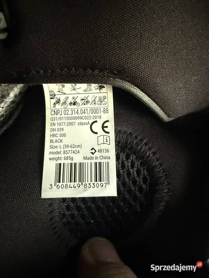 Sprzedam kask narciarski z goglami wielkopolskie