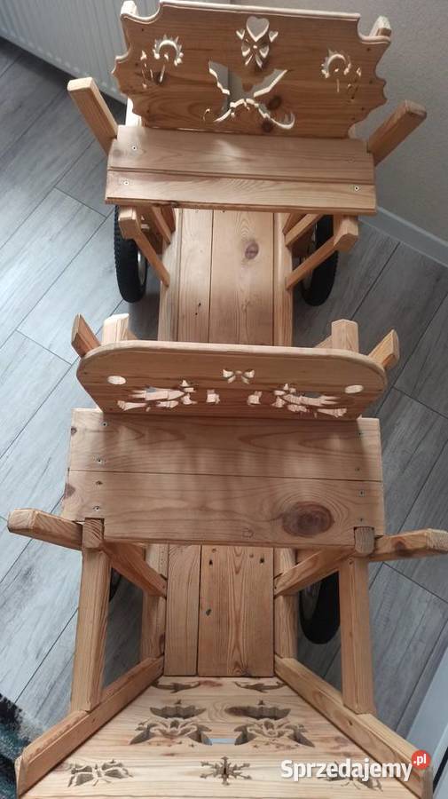 Wózek wóz drabiniasty świąteczny wóz drewniany Kołobrzeg sprzedam