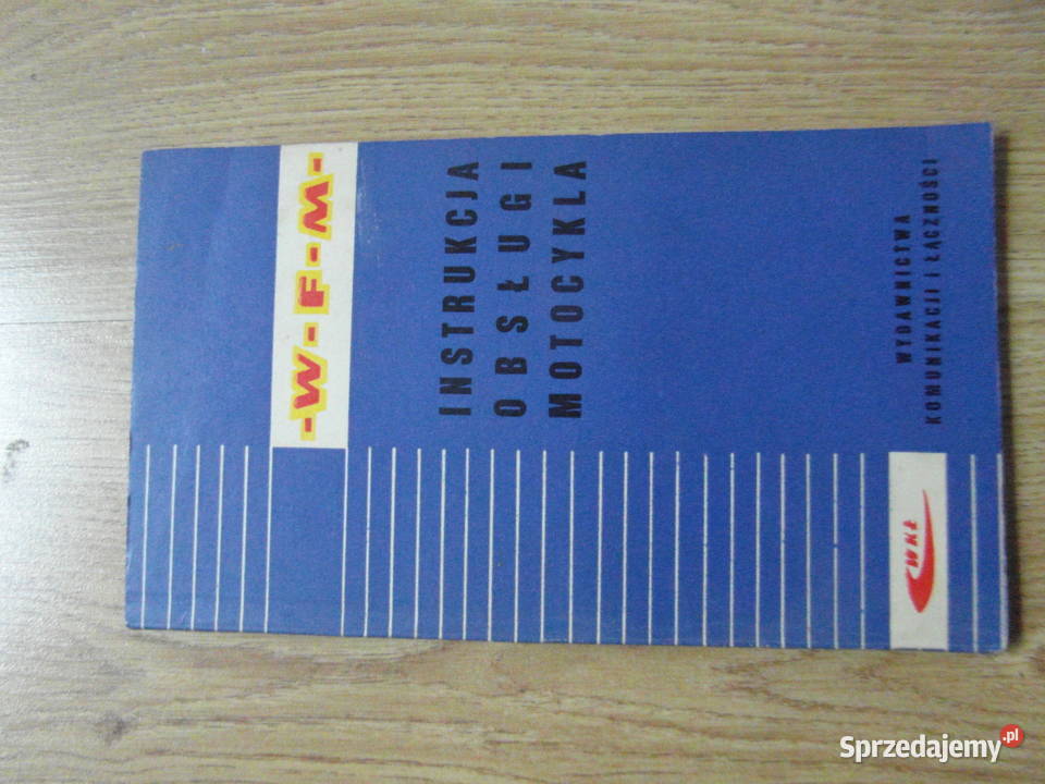 WFM M06 wfm125 instrukcja obsługa 1962r oryginał nieuszkodzony Poznań