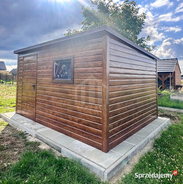 Schowek domek ogrodowy 4x25m drzwi okno Płock