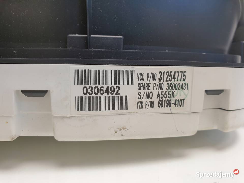 Volvo V50 18 16v LICZNIK ZEGARY europa 31254775