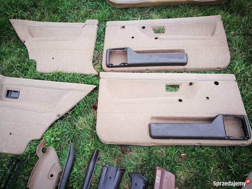 Brązowe wnętrze golf mk 2 3d fotele półskóry Nowogard