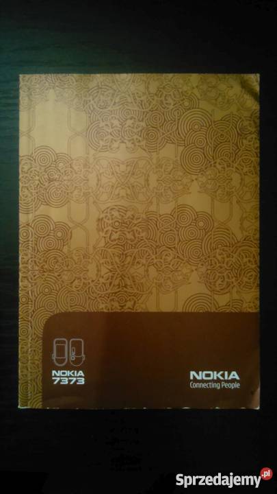 Instrukcja obslugi do Nokia 7373 Warszawa sprzedam