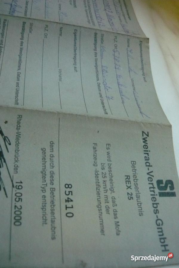 SKUTER REX 50 Grabostów