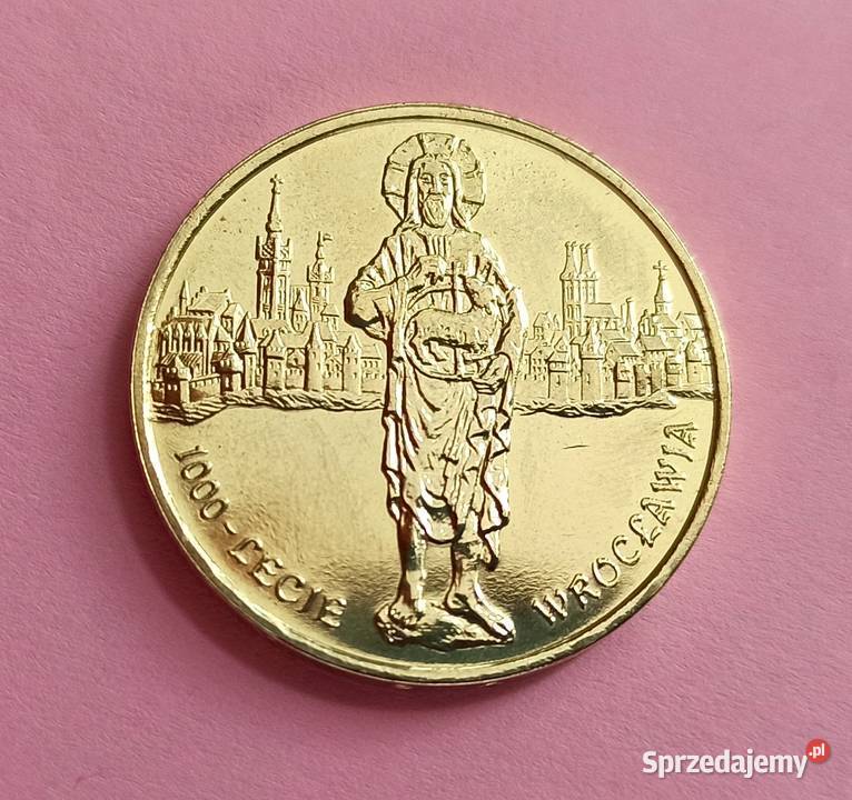 2 2000 r 1000lecie Wrocławia Numizmatyka dolnośląskie Wrocław