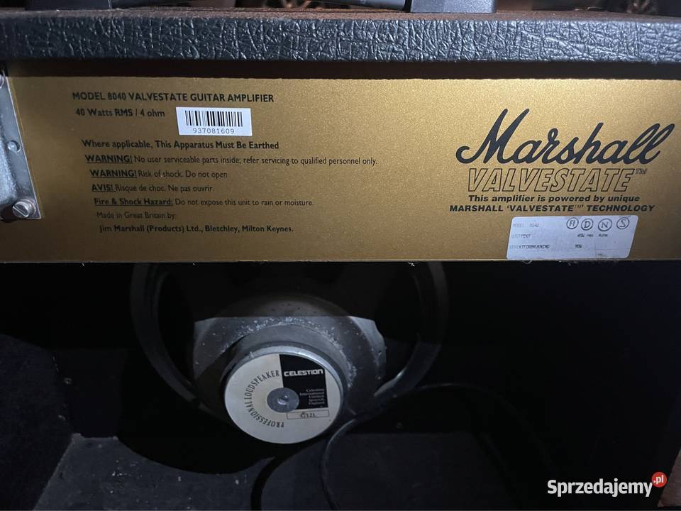Marshall Valvestate VS 8040 piec wzmacniacz Kargowa
