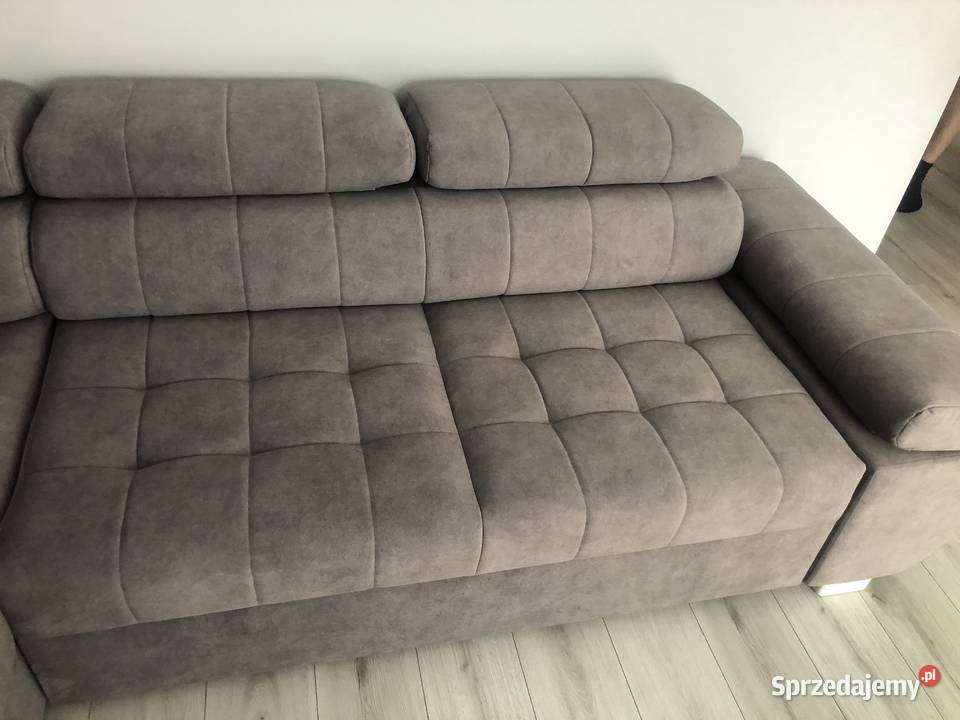 Narożnik szary nowy sprzedam Wierzbica