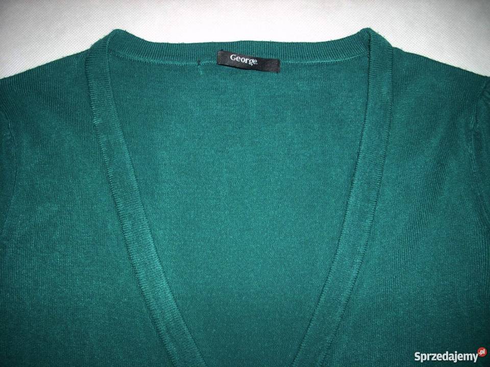 George Sweterek zapinany Butekowa Zieleń 36 38