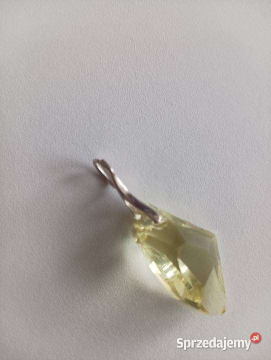 Kolczyki srebrne i wisiorki ze szkłem Swarovski Bieruń sprzedam