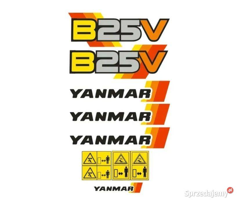 Naklejki oklejenie YANMAR B25V Zamiennik Janików