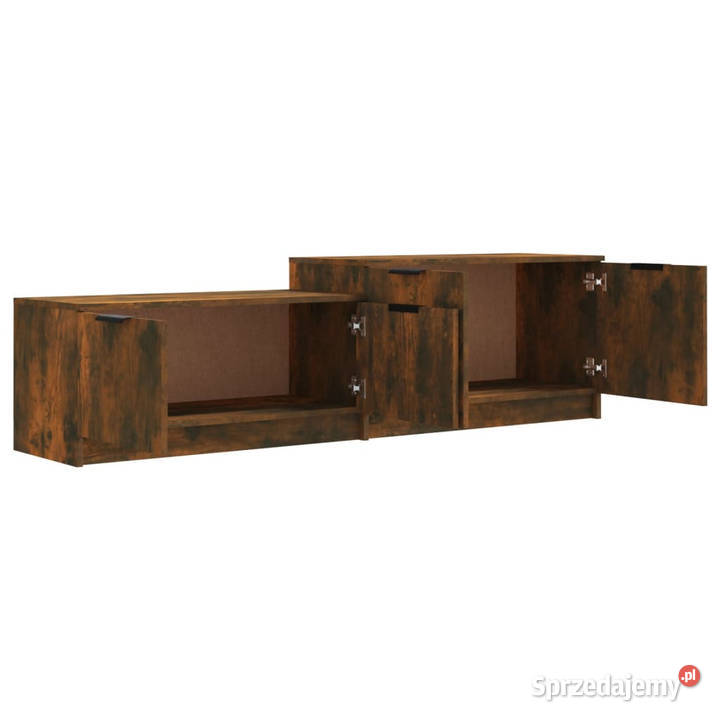 Szafka pod telewizor przydymiony dąb 1585x36x45 mazowieckie Warszawa