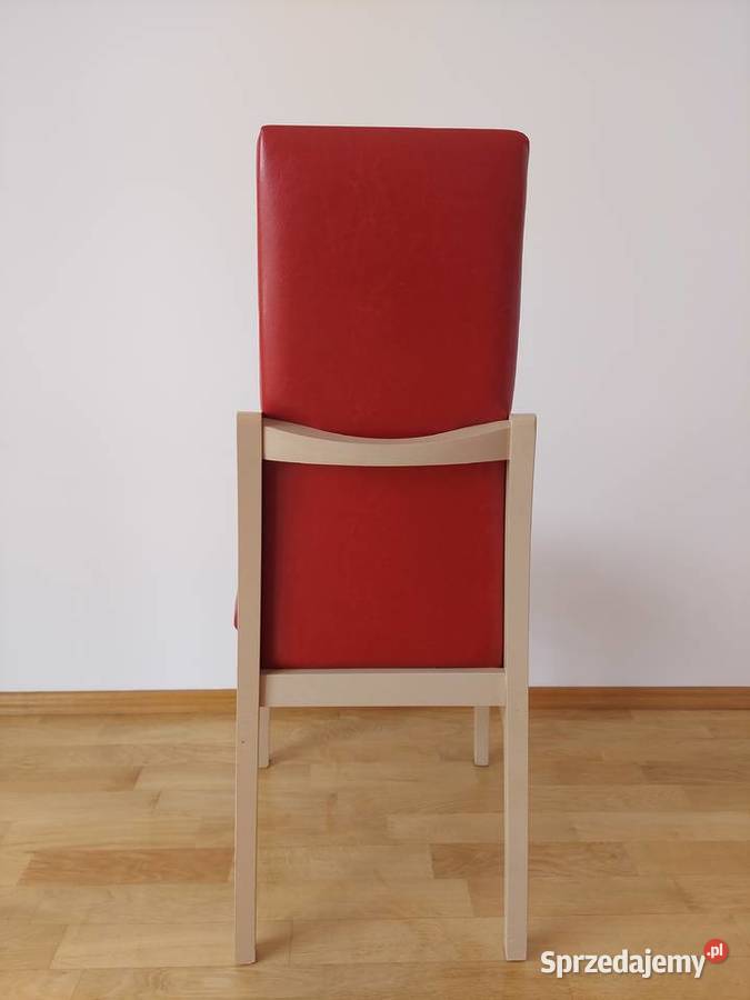 Krzesła czerwone BRW 6 Tychy sprzedam
