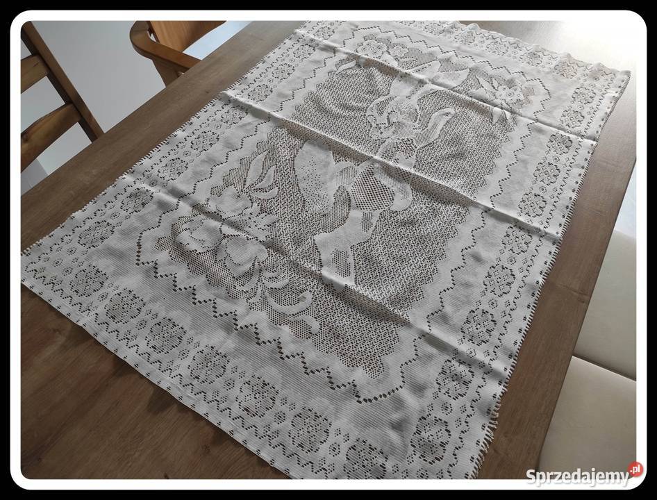 Prostokątny obrus zając wielkanoc ok 75 cmx 108 Płock sprzedam
