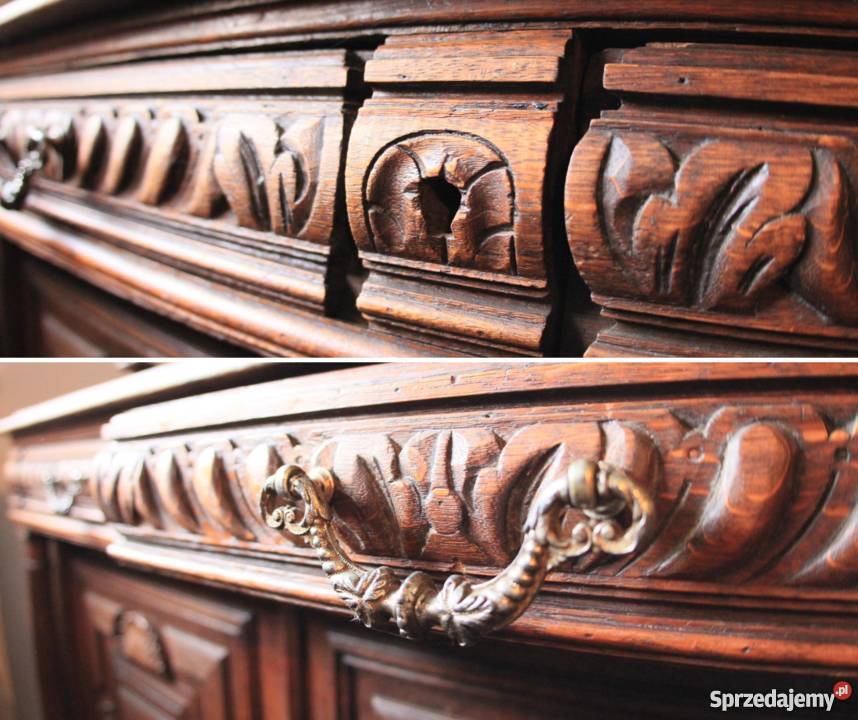 Stylowy kredens antyk piękne zdobienia Pszczyna sprzedam