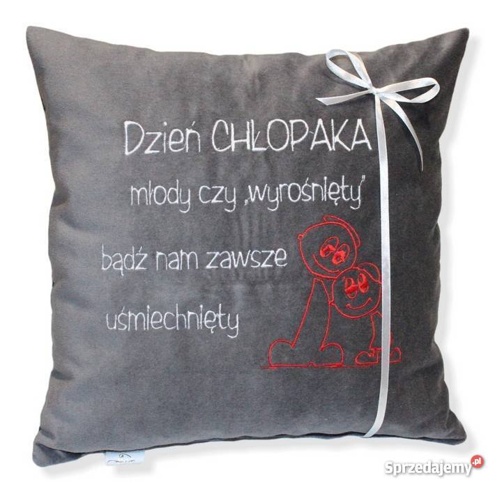Prezent PODUSZKA Chłopaka Dziewczyny z HAFTEM Grudziądz