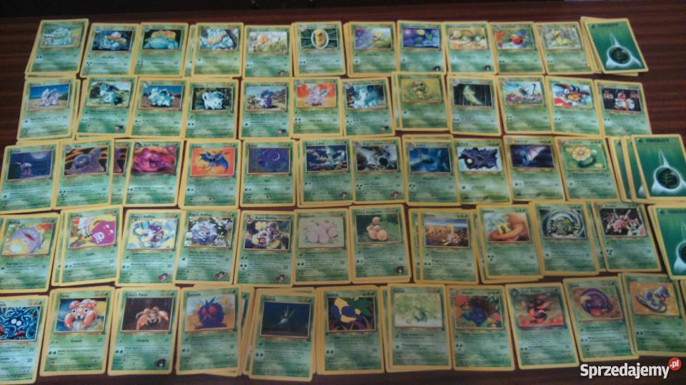 Wielki Zestaw Kart POKEMON prawie 800 sztuk łódzkie Konstantynów Łódzki