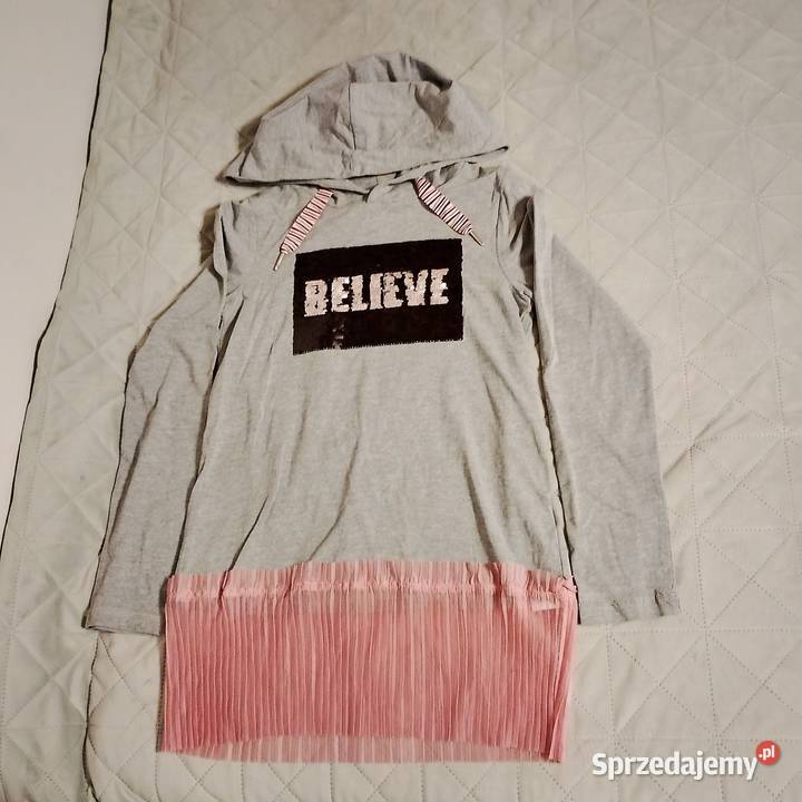 Spszedam sukienkę szarą COCCODRILLO 146 Zaścianki