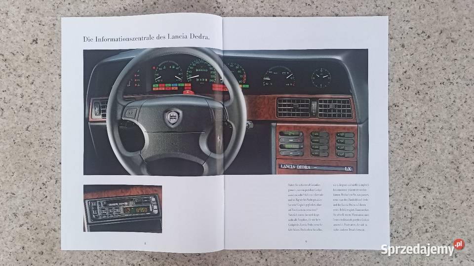 LANCIA Dedra Prospekt śląskie Bytom