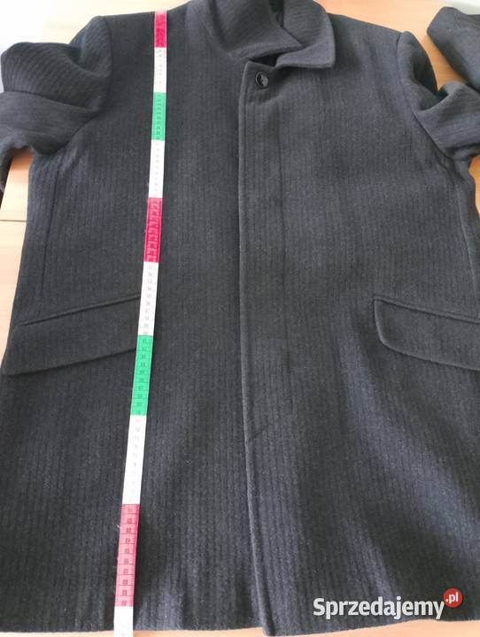 Płaszcz męski EXELLENT czarny kurtka jesionka Złotniki