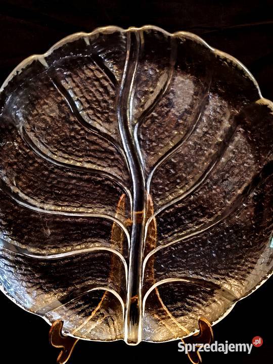 Patera szwedzka Orrefors Eden Porcelana i szkło lubelskie Chełm