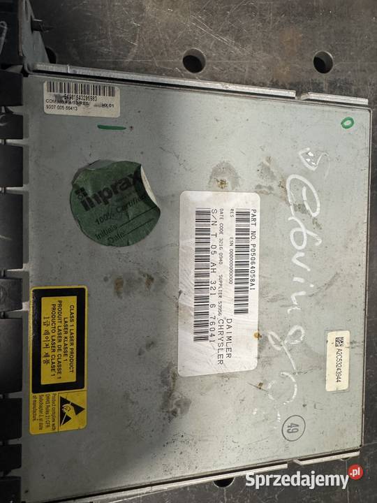 Radio CD mp3 Jeep Chrysler Dodge P 05064058 AI Bydgoszcz
