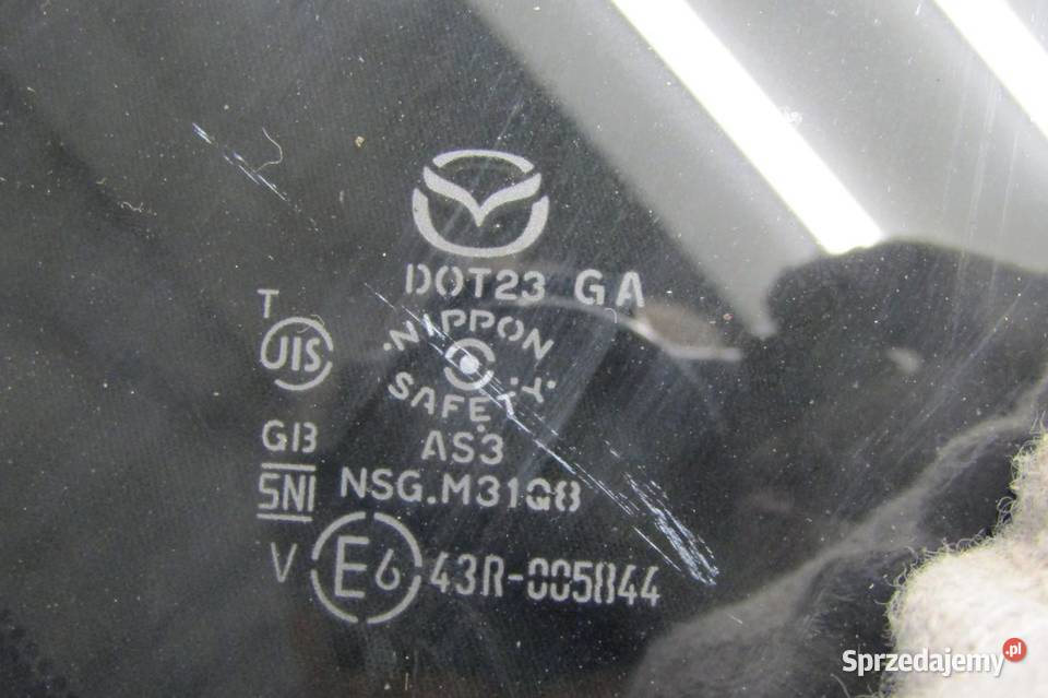 SZYBA KAROSERYJNA PRAWY TYŁ TYLNA MAZDA CX5 CX5 osobowe