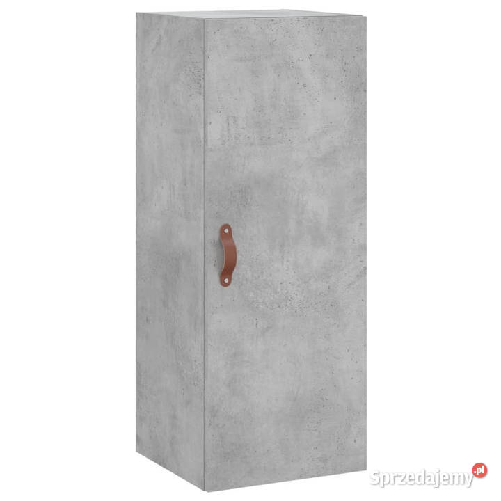 Wysoka szafka szarość betonu 345x34x180 Pozostałe Meble mazowieckie Warszawa