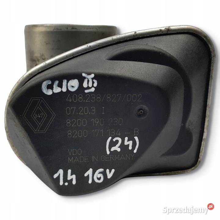 PRZEPUSTNICA Renault Clio III 14 16V 8200190230 osobowe Chełm