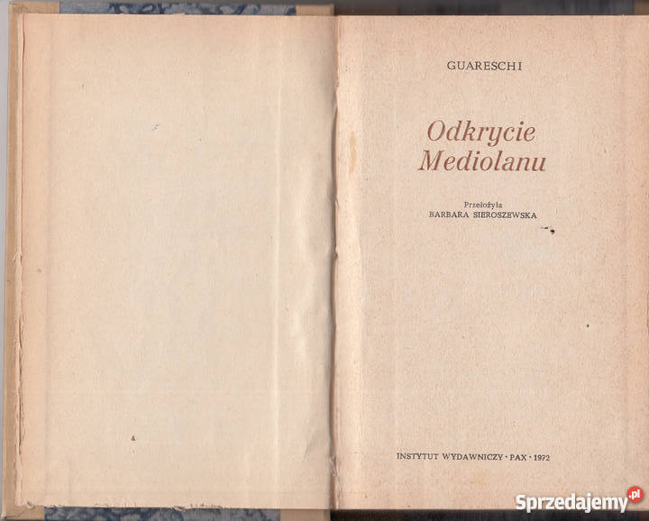 02453 ODKRYCIE MEDIOLANU GUARESCHI literatura piękna - proza zagraniczna Czyrna