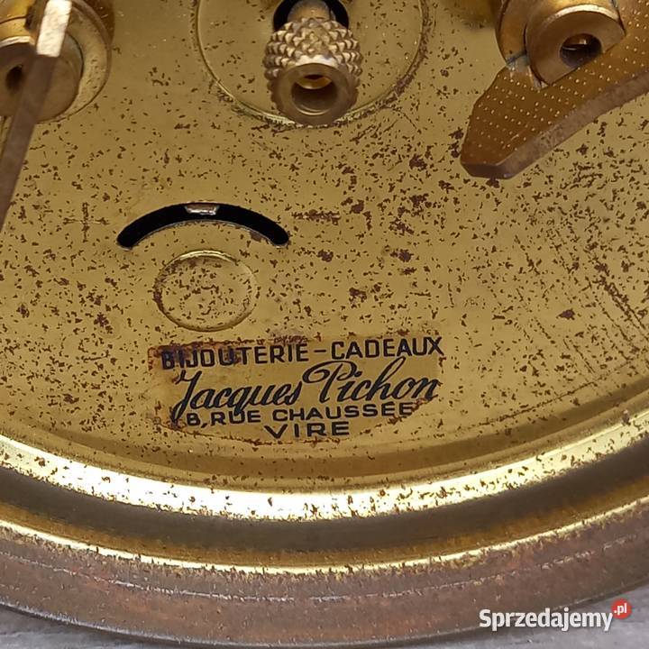 Miedziany francuski zegar francuski budzik Warszawa