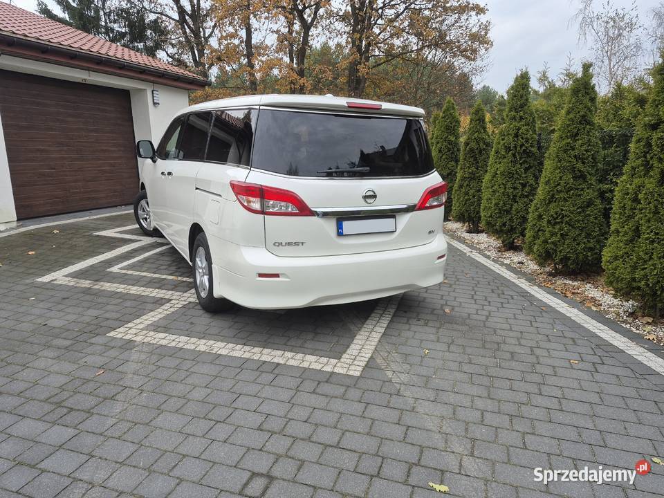 nissan quest 7 osób bezwypadkowy automatyczna mazowieckie Ostrów Mazowiecka sprzedam