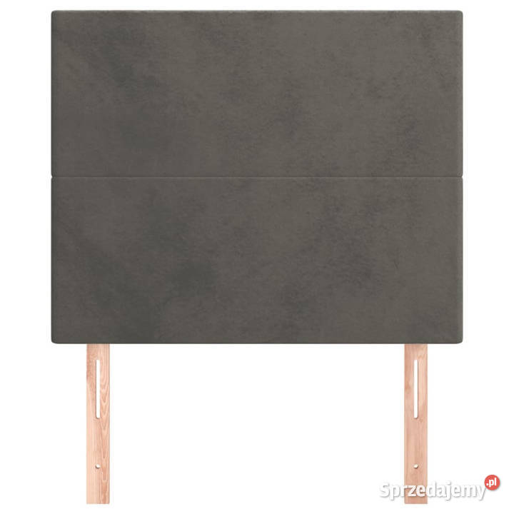 Zagłówki do łóżka 2 ciemnoszary 90x5x7888 mazowieckie Warszawa