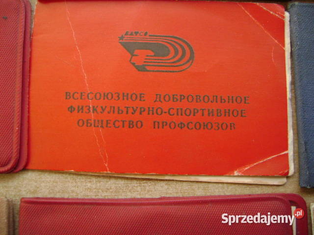 Starocie z PRL Militaria Zestaw 11 legitymacji Gdynia