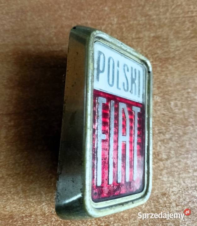 Oryginalny Emblemat POLSKI FIAT do Fiata 125p Tarnobrzeg