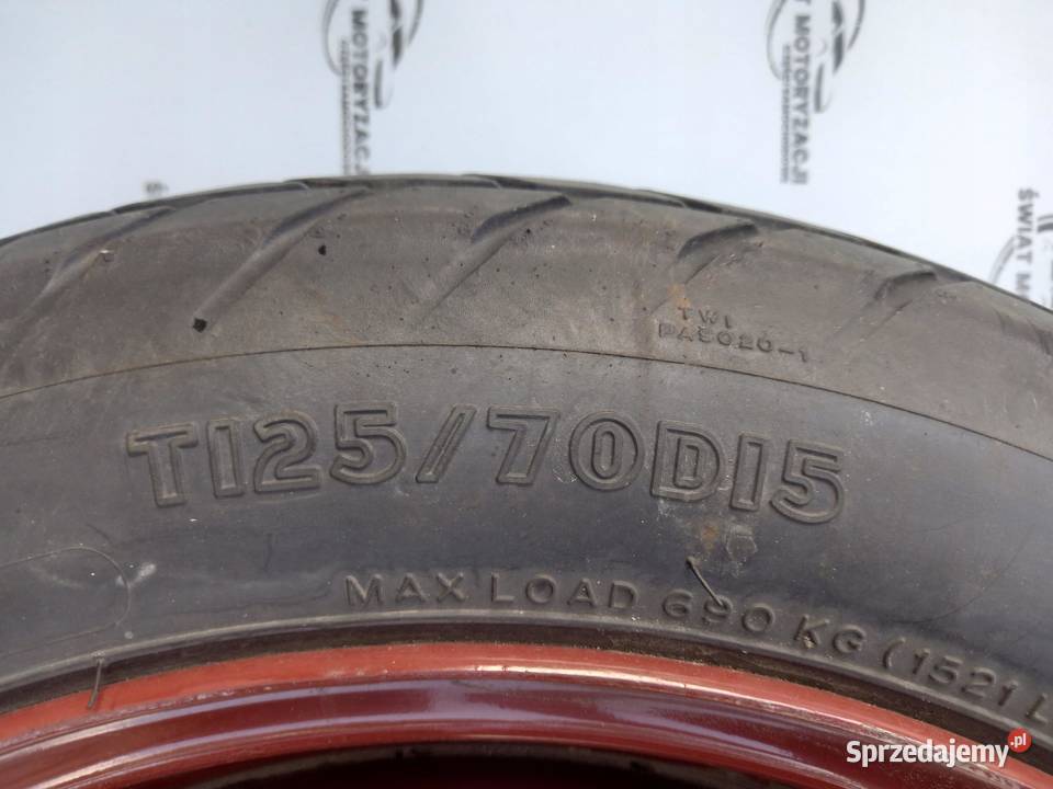 HONDA CIVIC VII koło dojazdowe 1257015 95M 4x100 świętokrzyskie