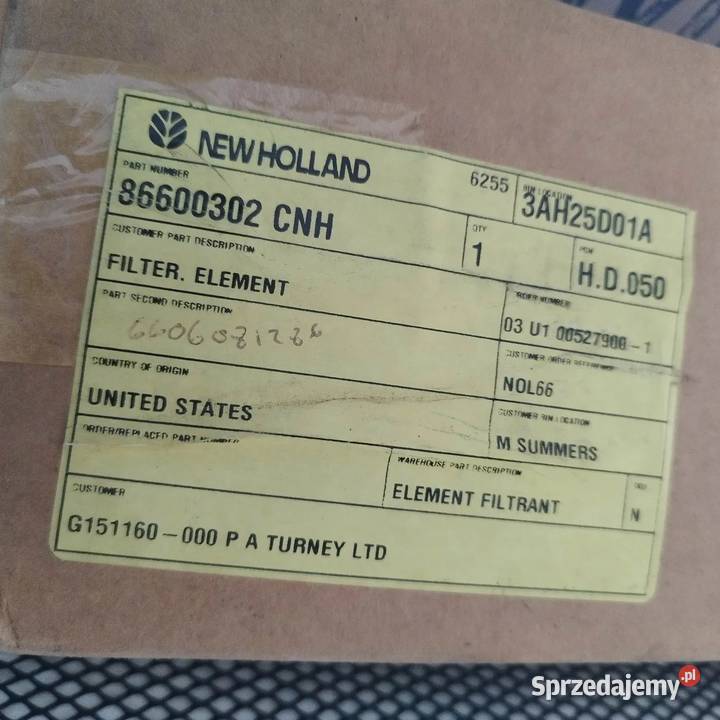 Filtr powietrza 86600302 case holland Łowicz