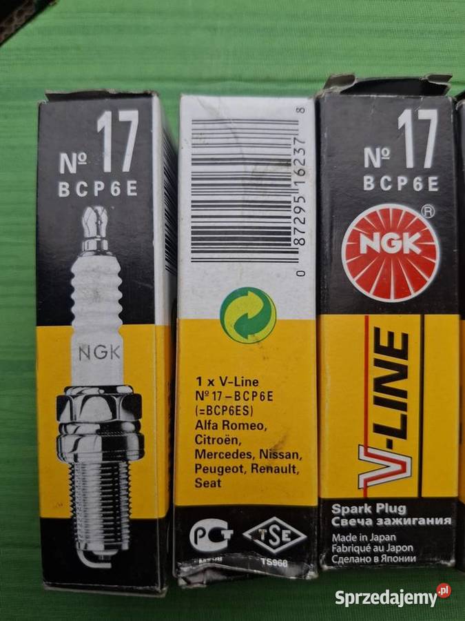 Nowe świece zapłonowe BCP6E NGK N17 Alfa Citron Krynki