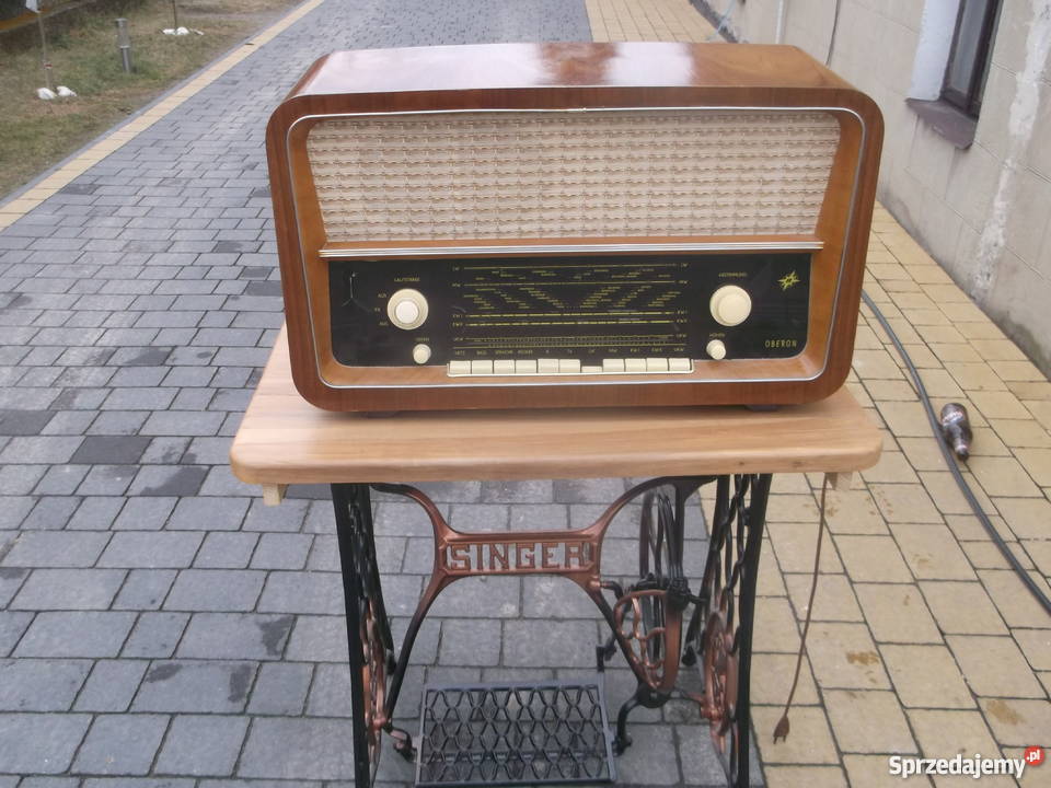 stare radio lampowe OBERON renowacji lubelskie