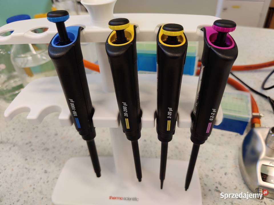Zestaw pipet pipety automatyczne Olsztyn