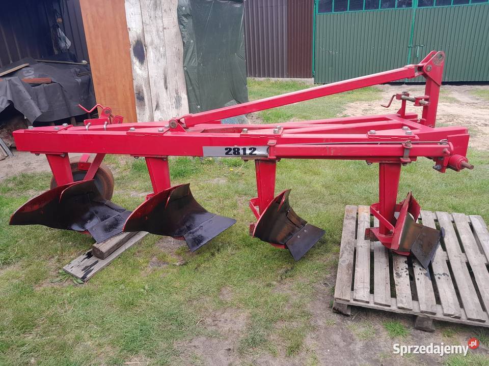 Pług skibowy 4 skibowy zadbany sprawny brak Łagów