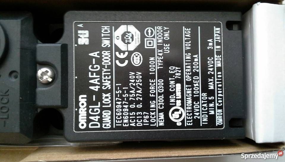 Omron D4GL4AFGA wyłącznik bezpieczeństwa Pozostałe śląskie Zabrze