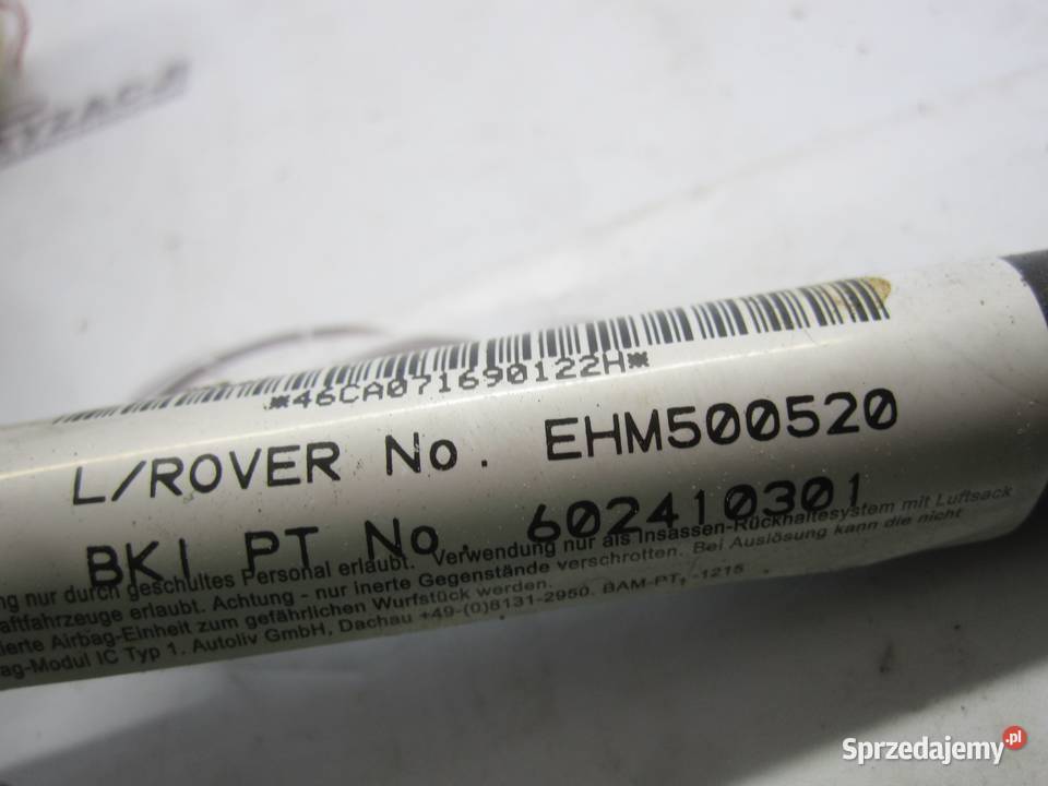 LAND ROVER DISCOVERY 08r AIRBAG kurtyna prawa Kielce