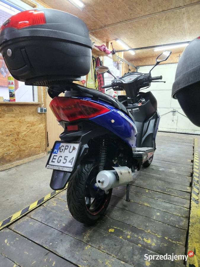 SKUTER 125 JUNAK 611 NOWE OPONY KASK SPRAWNY KAT Kosakowo