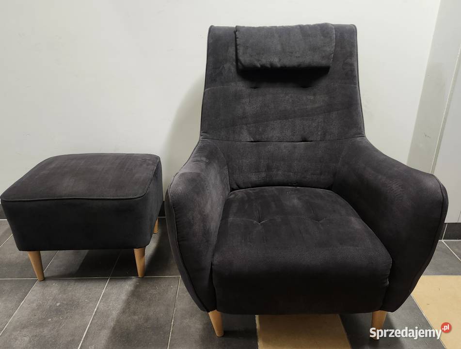 fotel z podnóżkiem agata meble Warszawa